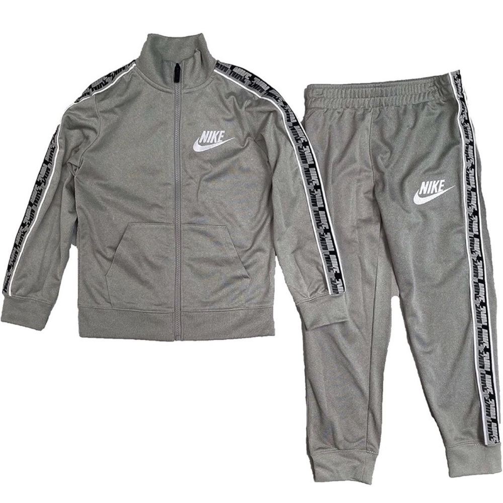 Nike Little Boys Logo Taping Jacket & Pants 2-Piece Tracksuit Set Size 6 NWT